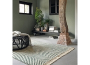 Vlněný koberec Atelier Twill modrá