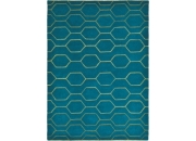 Vlněný koberec Wedgwood Arris modrý